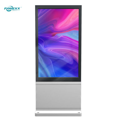 Buen precio 32 pulgadas de plata Android exterior sin ventilador Totem digital vertical en línea