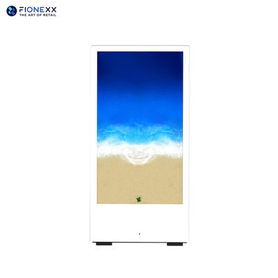 Buen precio 2000nits Brillo Quiosco LCD digital con batería móvil IP65 Wi-Fi a prueba de agua y conexión Bluetooth en línea