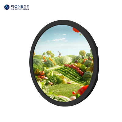 Buen precio 15.7 pulgadas Circler Digital Signage 700nits Pantalla LCD con sistema operativo Android en línea