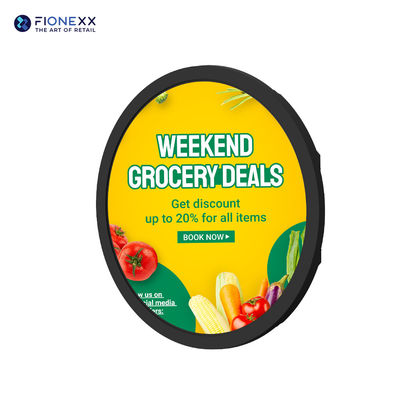 Buen precio Display LCD circular de 1280x1280 de resolución para tienda de venta al por menor Cartel de publicidad digital en línea