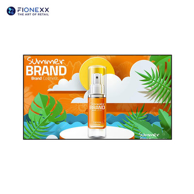 Buen precio 8mm Bezel QLED Monitor Android LCD Digital Signage Display Quiosco para video de montaje de pared 4K Anuncios en línea