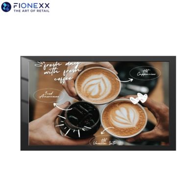 Buen precio 43 pulgadas Black AD Board Exterior sin ventilador señalización digital montada en la pared en línea