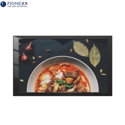 Buen precio Aluminio 32 pulgadas Negro Ventanas de señalización digital Exterior pantalla de publicidad LCD en línea