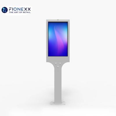 Buen precio Parada de autobús de 43 pulgadas Digital Signage Pole Standing en línea