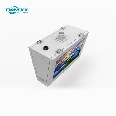 Buen precio 22 pulgadas de tubo colgante parada de autobús señalización digital doble cara a prueba de vandalismo en línea