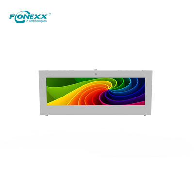 Buen precio 4k parada de autobús digital de señalización de pared montado 58.4 pulgadas de alto contraste en línea