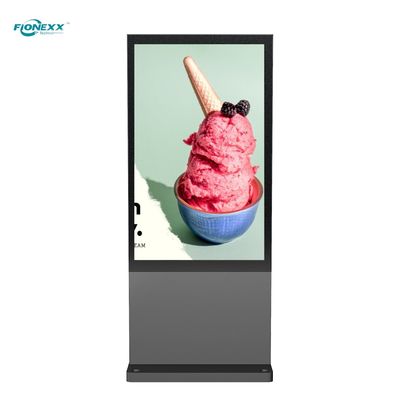Buen precio 55 pulgadas Totem digital exterior personalización de color AD de la tabla sin ventilador en línea