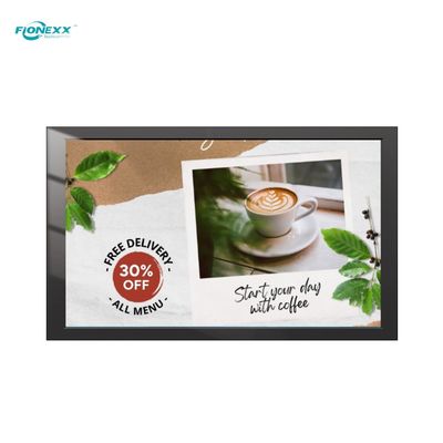 Buen precio 75 pulgadas de color negro Android exterior sin ventilador de pared de señalización digital en línea