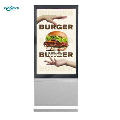 Buen precio Revestimiento aerodinámico exterior Totem digital 86 pulgadas Ángulo de visión ancho en línea