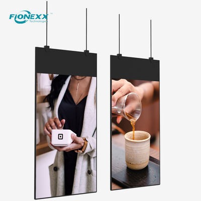 Buen precio Display LCD colgante de doble cara Display digital vertical 700nits en línea