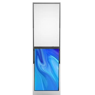 Display de ventana de 55 pulgadas con doble cara Display LCD colgante con bisel estrecho 14.3mm