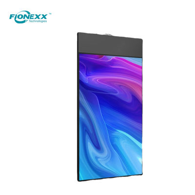 Buen precio 55 pulgadas Ultra delgado doble lado colgante pantalla LCD vertical pantalla digital 700nits + 700nits en línea