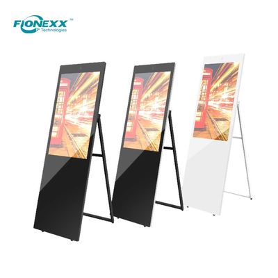 Buen precio 49 pulgadas PCAP pantalla táctil pantalla digital Totem portátil un póster en línea