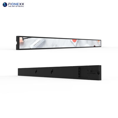 Personalización 35 pulgadas Estante de borde de venta al por menor Digital Signage 2880x158 Resolución