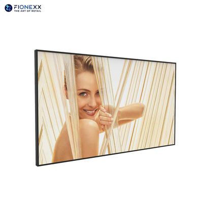 Cuadro de aluminio QLED Display LCD de 55 pulgadas pantalla de publicidad digital montada en la pared