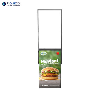 Display de ventana LCD de 55 pulgadas con control de temperatura inteligente