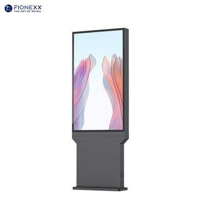 Buen precio 55 pulgadas Drive a través de la señalización digital de pantalla única IP66 Tablero de menú exterior en línea
