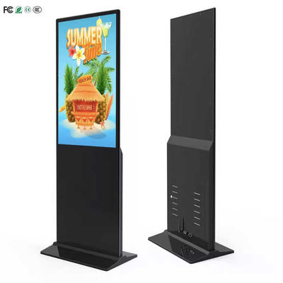 Alta luminosidad Totem piso de pie pantalla táctil LCD publicidad pantalla digital señalización