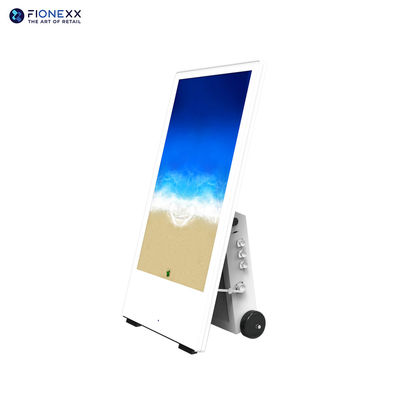 Buen precio Display LCD de publicidad exterior de 43 pulgadas 2000 nits Brillo y batería portátil en línea