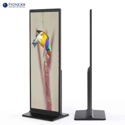 Buen precio 69 pulgadas de interior de piso de pie pantalla completa digital de la pantalla totem en línea