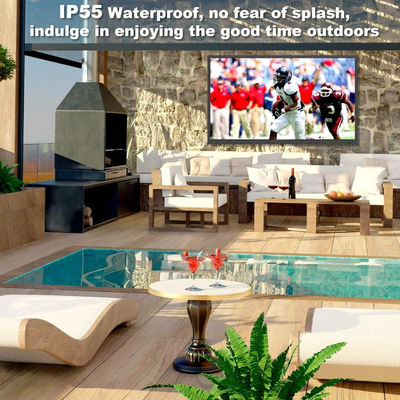 43-55 pulgadas IP55 4k UHD TV a prueba de tiempo junto a la piscina Televisión en el techo Terraza TV Casa de playa Televisión Yacht / TV marina