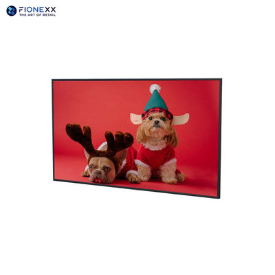 Buen precio Pantalla de video publicitaria LCD electrónica de TV de señalización digital de fábrica, precio bajo y buena calidad, las características digitales Qled 4k pulgadas y 4k Android en línea