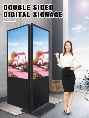 Buen precio Tótem vertical de pantalla táctil con pantalla LCD de señalización digital para publicidad, quiosco inteligente, con resolución de 1920*1080 en línea