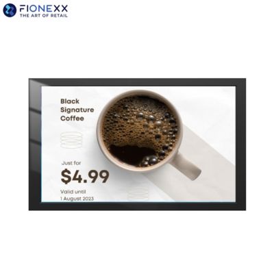 Buen precio Red WiFi/RJ45 de 75 pulgadas Ventanas negras exteriores sin ventilador señalización digital montada en la pared con resolución 3840*2160 en línea