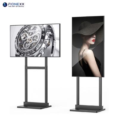 Buen precio Display de ventana LCD de 65 pulgadas 4K de alto brillo paisaje/retrato de un solo lado en línea