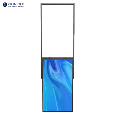 Buen precio Display de ventana de 55 pulgadas con doble cara Display LCD colgante con bisel estrecho 14.3mm en línea