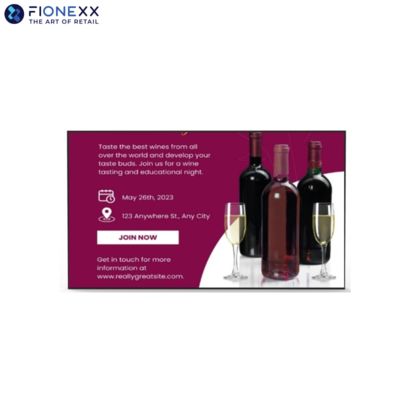 Buen precio 49 pulgadas 1080P Windows señalización de un solo lado con 2000 nits Alto brillo en negro en línea