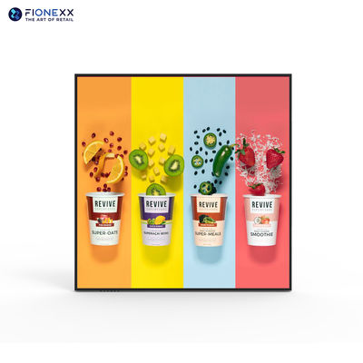 Buen precio 33.2 pulgadas de pantalla LCD cuadrada 500Nits de pared montada señalización digital en línea