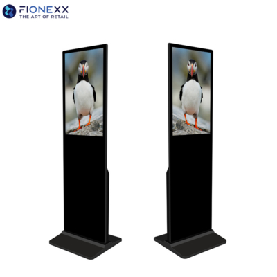 Buen precio Display digital de 32 pulgadas en interiores Totem Sinalización digital de pie libre 350 cd/m2 en línea
