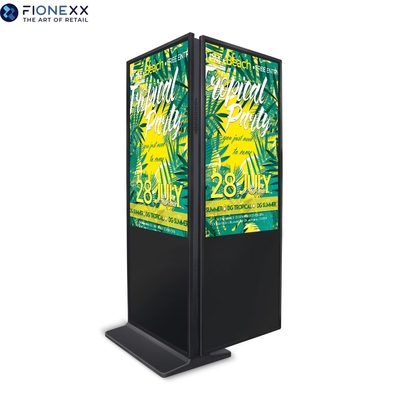 Señales digitales Quiosco inteligente Totem vertical de piso de pie pantalla táctil pantalla LCD de publicidad con tiempo de respuesta rápido de 6 ms