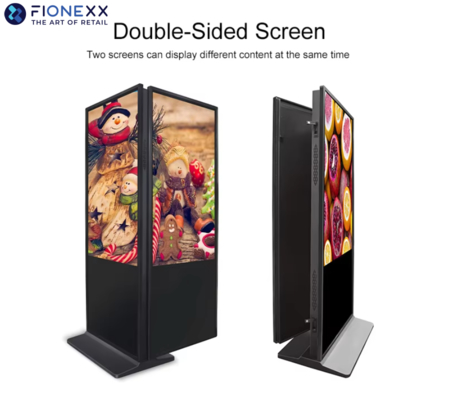 Buen precio Soporte de suelo LCD con solución AD/Windows/Android para reproductor de video publicitario comercial para señalización digital y visualización en interiores en línea