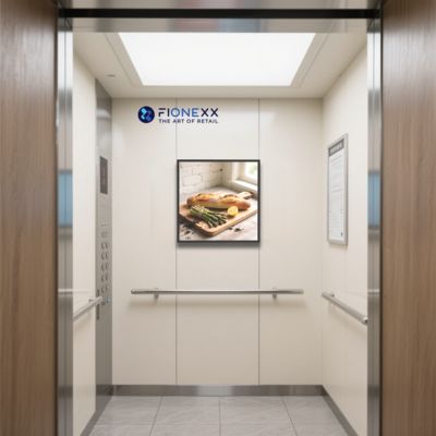 Display LCD de alta resolución de cristal claro Display digital para hoteles reproductor de medios pantalla de publicidad Android Cuadrado de pared montado señalización digital en interiores