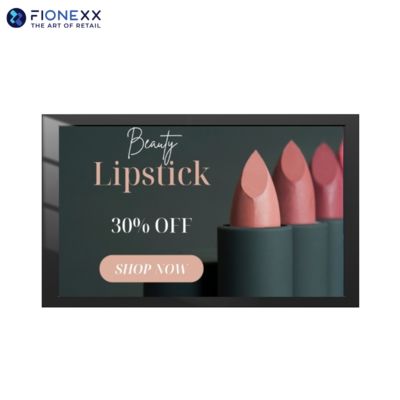 Buen precio 55 pulgadas de color negro Android exterior sin ventilador de pared de señalización digital en línea