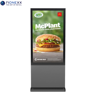 Buen precio Displays de señalización digital al aire libre de 65 pulgadas con certificación RoHS en línea