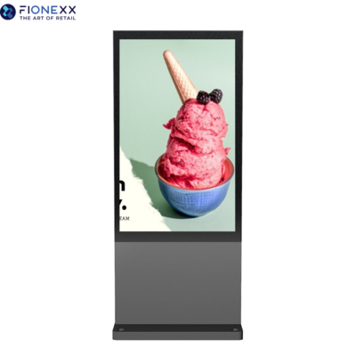 Buen precio 55 pulgadas Totem digital exterior personalización de color AD de la tabla sin ventilador en línea