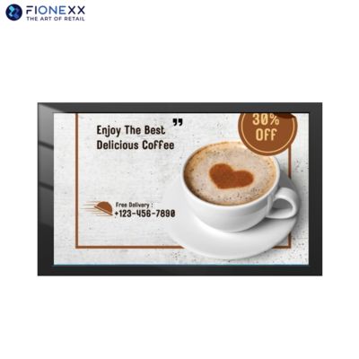 Buen precio 86 pulgadas Ventanas negras exteriores sin ventilador señalización digital montada en la pared en línea