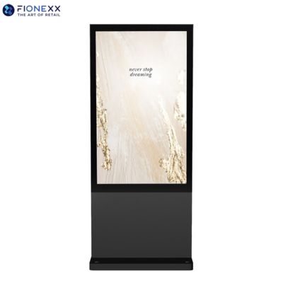 Buen precio Pantalla publicitaria vertical digital tótem para exteriores de 32 pulgadas, negra, sin ventilador, para Windows, duradera para exteriores en línea