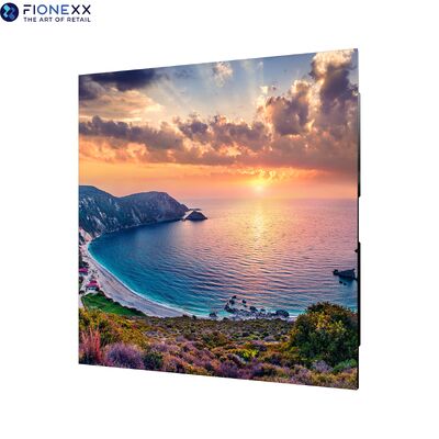 Buen precio Diseño de bajo consumo Panel de fibra de carbono Marco diseñado para ser liviano Módulo todo en uno Instalación rápida frontal y trasera Ajuste flexible de la curvatura Pantalla LED para interiores en línea