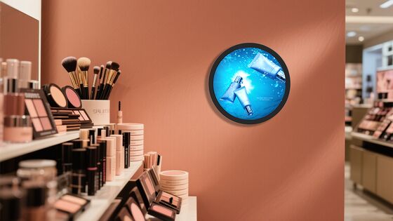 Buen precio Pantalla LCD circular de 5 pulgadas Pantalla digital de LCD para tiendas de venta al por menor Resolución HD en línea