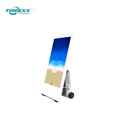 Buen precio 43 pulgadas 1080P de exterior de batería Alimentada por cartel de señalización digital 2000 Nits PCAP opcional en línea