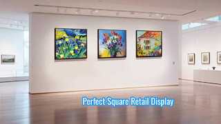 Pantalla LCD cuadrada de visión perfecta 1:1