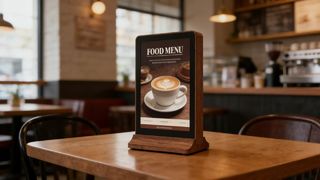 Pantalla LCD portátil alimentada por batería